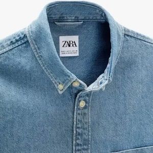 ZARA DENIM FLANNEL